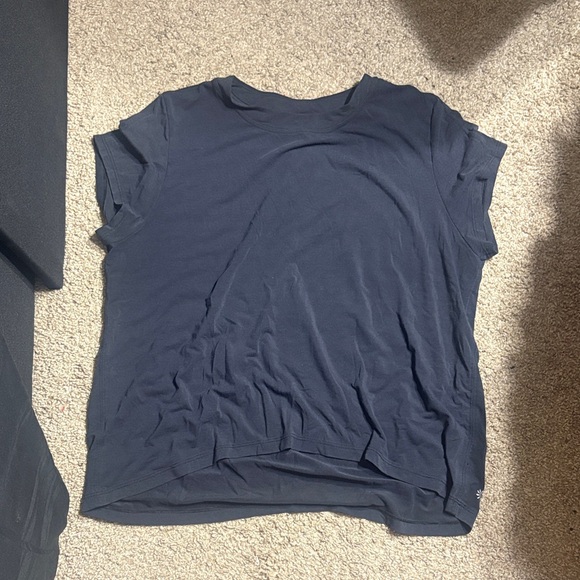 Athleta Tops - Athleta With Ease Short Sleeve Black